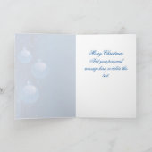 Weihnachtsschmuck Feiertagskarte (Innenseite)