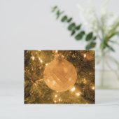 Weihnachtsschmuck Feiertagspostkarte (Stehend Vorderseite)
