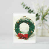 Weihnachtsschmuck Feiertagspostkarte (Stehend Vorderseite)