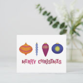 Weihnachtsschmuck Feiertagspostkarte (Stehend Vorderseite)