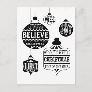 Weihnachtsschmuck Feiertagspostkarte