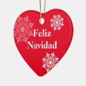 Weihnachtsschmuck Feliz Navidad (Links)