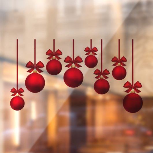 Weihnachtsschmuck Fensteraufkleber (Blatt 2)