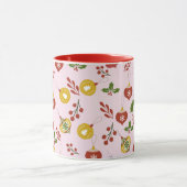 Weihnachtsschmuck Festliche Grüne Rosa Tasse (Zentrum)