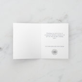 Weihnachtsschmuck Firmengrüße Feiertagskarte (Innenseite)