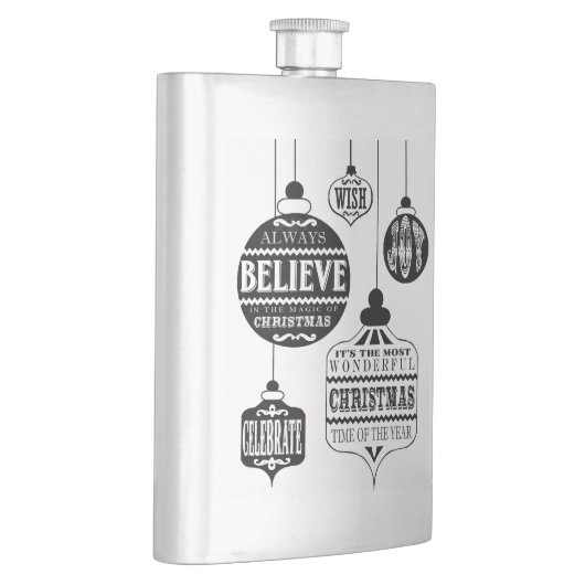 Weihnachtsschmuck Flachmann (Rechts)