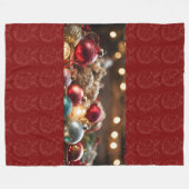 Weihnachtsschmuck Fleece Blanket (Vorderseite (Horizontal))