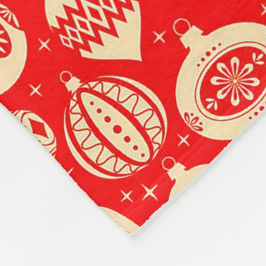 Weihnachtsschmuck Fleecedecke (Ecke)