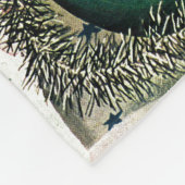 Weihnachtsschmuck Fleecedecke (Ecke)