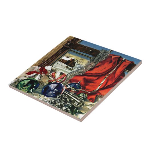 Weihnachtsschmuck Fliese (Seite)