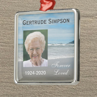 Weihnachtsschmuck - Foto am Strand