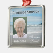 Weihnachtsschmuck - Foto am Strand (Links)