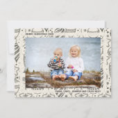 Weihnachtsschmuck Foto Feiertagskarte (Vorderseite)