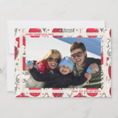 Weihnachtsschmuck Foto Feiertagskarte (Vorderseite)