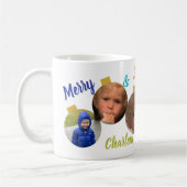 Weihnachtsschmuck-Foto Kaffeetasse (Links)