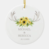 Weihnachtsschmuck Foto Sonnenblumen Antler (Vorne)