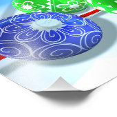 Weihnachtsschmuck Fotodruck (Ecke)