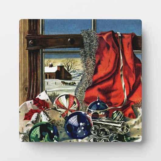 Weihnachtsschmuck Fotoplatte (Vorderseite)