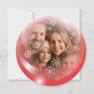 Weihnachtsschmuck Fotovorlage Weihnachtskarte Feiertagskarte