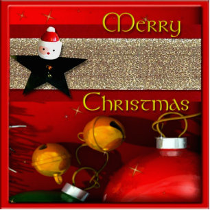 Weihnachtsschmuck Freistehende Fotoskulptur