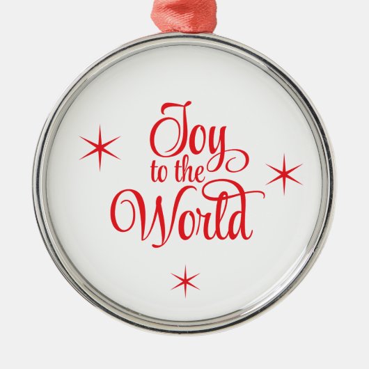 Weihnachtsschmuck Freude der Welt (Vorne)