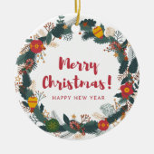 Weihnachtsschmuck für die Blume (Vorne)