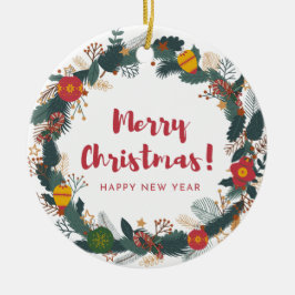 Weihnachtsschmuck für die Blume