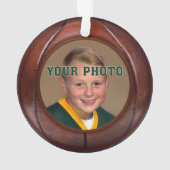 Weihnachtsschmuck für FOTOS und Personalisierte Sp Ornament (Rückseite)