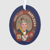 Weihnachtsschmuck für FOTOS und Personalisierte Sp Ornament (Vorderseite)