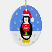 Weihnachtsschmuck für Ihre Familie - Pinguin (Rechts)
