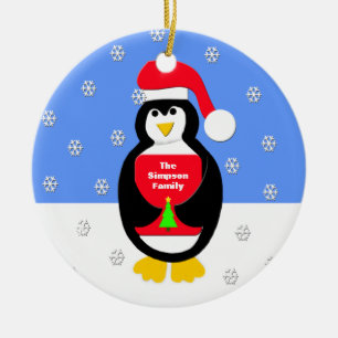 Weihnachtsschmuck für Ihre Familie - Pinguin