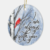 Weihnachtsschmuck für Kardinal immer mit (Links)