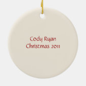 Weihnachtsschmuck für Kinder (Hinten)