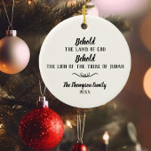 Weihnachtsschmuck für Löwen und Lamm individuell a