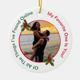 Weihnachtsschmuck für Paare - Keramik