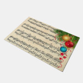 Weihnachtsschmuck Fußmatte (Schrägansicht)