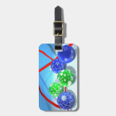 Weihnachtsschmuck Gepäckanhänger (Vorderseite vertikal)