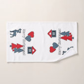 Weihnachtsschmuck , Geschenk Badhandtuch Set (Handtuch)