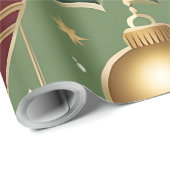 Weihnachtsschmuck Geschenkpapier (Rolleneckpunkt)