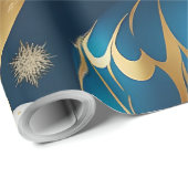 Weihnachtsschmuck Geschenkpapier (Rolleneckpunkt)
