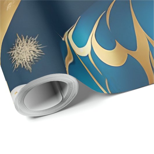 Weihnachtsschmuck Geschenkpapier (Rolleneckpunkt)