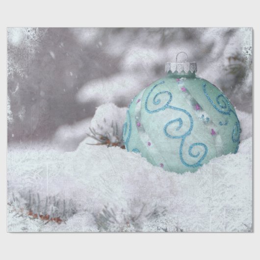 Weihnachtsschmuck Geschenkpapier (Flach)