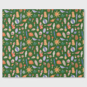 Weihnachtsschmuck Geschenkpapier (Flach)