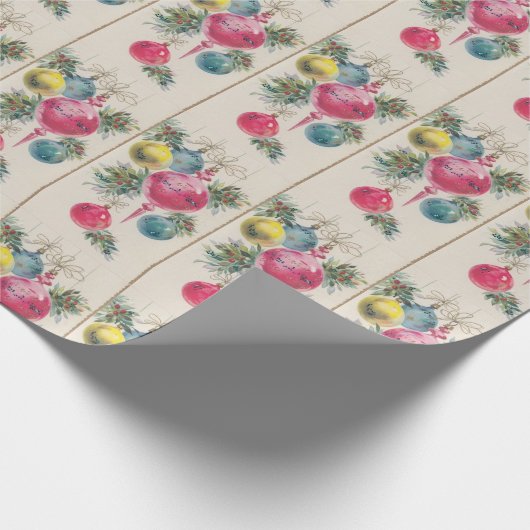 Weihnachtsschmuck Geschenkpapier (Ecke)