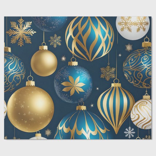 Weihnachtsschmuck Geschenkpapier (Flach)