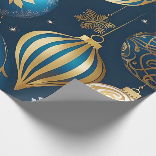 Weihnachtsschmuck Geschenkpapier (Ecke)