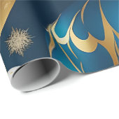 Weihnachtsschmuck Geschenkpapier (Rolleneckpunkt)