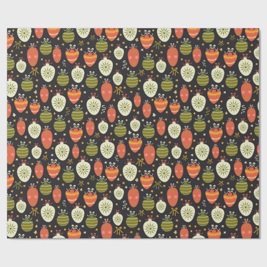 Weihnachtsschmuck Geschenkpapier (Flach)