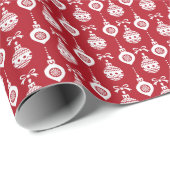 Weihnachtsschmuck Geschenkpapier (Rolleneckpunkt)