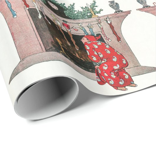 Weihnachtsschmuck Geschenkpapier (Rolleneckpunkt)